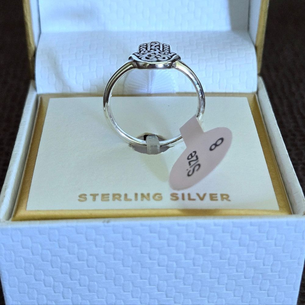 Annika Witt Sterling Silver🤍 Hamsa✋️ Ring💍 - NIB - Picture 12 of 16